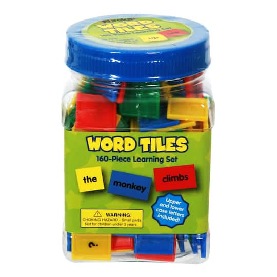 Eureka Tub of Word Tiles Learning Set